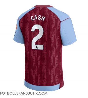 Aston Villa Matty Cash #2 Replika Hemmatröja 2023-24 Kortärmad